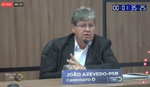 joão despedida 300x174 - DEBATE NA TV SOL: saiba tudo que aconteceu no embate entre os candidatos ao governo