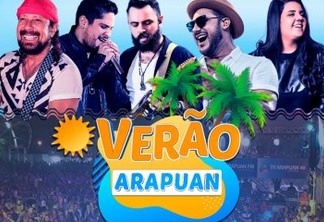 Fest Verão Paraíba: TV Arapuan transmite shows ao vivo a partir deste sábado 