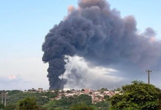 Grande Incêndio atinge fábrica de calçados em Santa Rita - VEJA O VÍDEO