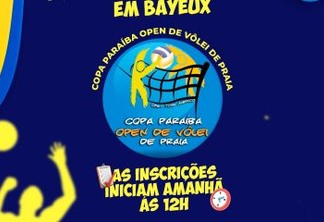 Prefeitura de Bayeux realiza 8ª etapa da Copa Paraíba OPEN de Vôlei de Praia