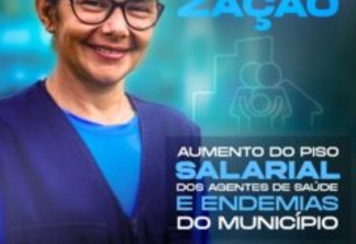 Prefeitura de Cabedelo garante novo piso salarial para agentes de saúde e de endemias