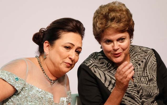 Dilma na posse de Katia Abreu na CNA