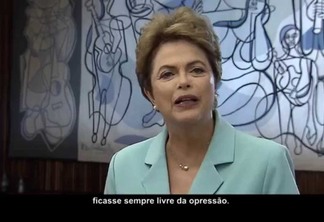 VEJA VÍDEO: Em pronunciamento, Dilma diz que voto é único método de eleger governantes