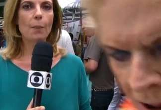 VEJA VÍDEO - Senhorinha rouba a cena em link ao vivo da Globo