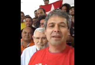 Lindbergh Farias: "Estou na Paraíba nos preparativos para a recepção do Lula e da Dilma"