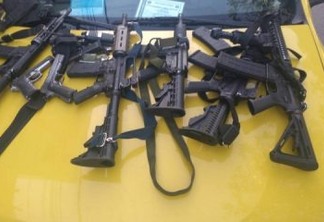 Fuzil e granadas são apreendidos em ações contra o tráfico
