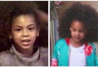 Idênticas! Beyoncé compara foto de sua infância com imagem da filha Blue Ivy