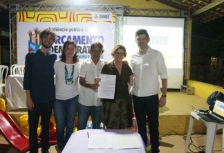 Gurugi recebe a 3ª audiência pública do ODM, Prefeita Márcia Lucena faz entrega de materiais e assinatura de contrato para a nova UBS da região