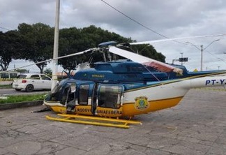 Helicóptero da PRF cai com três policiais