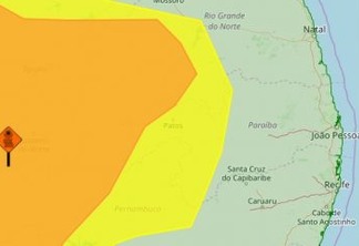 URGENTE: Paraíba recebe alerta laranja de risco de incêndio florestal; veja lista de municípios