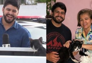 Repórter de Campina Grande revela que tia adotou gato intruso: 'Agora o 'delegato' tem um lar'