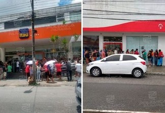 Demissão ou adoecimento de funcionários pode ser motivo para filas gigantes e aglomerações em bancos na Paraíba