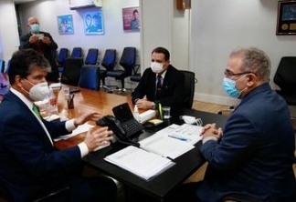 Ampliação do atendimento nos hospitais e vacinação na Paraíba é pauta de reunião entre Ruy Carneiro e novo ministro da Saúde