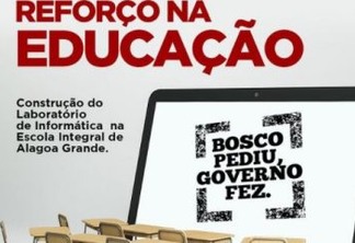 Bosco Carneiro solicita construção de laboratório de informática em escola de Alagoa Grande