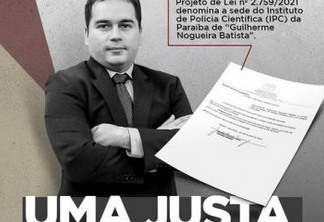 Deputado Bosco Carneiro apresenta PL para que nome de Guilherme Nogueira seja dado a sede do IPC
