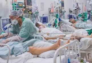 Covid-19: Paraíba tem 116 pacientes internados nas unidades públicas de referência para a doença