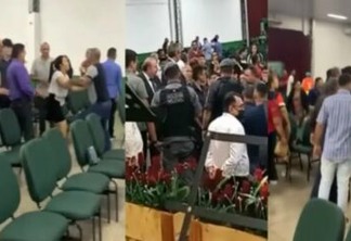 CONFUSÃO! Assembleia de Deus vira palco de pancadaria após eleição de pastores
