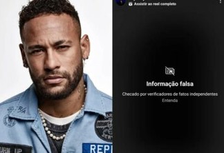 Neymar compartilha vídeo com informação falsa sobre o TSE e tem post denunciado no Instagram