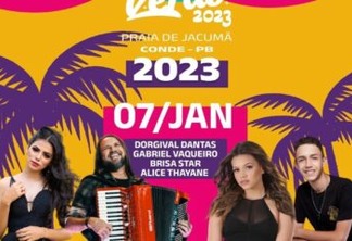 Verão 2023 em Conde: Praia de Jacumã recebe neste sábado, shows de Dorgival Dantas, Brisa Star e outros artistas
