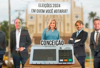 ENQUETE POLÊMICA PARAÍBA: se as eleições fossem hoje, em quem você votaria para prefeito (a) de Conceição? – PARTICIPE