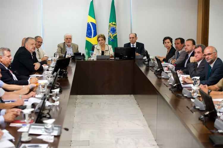 Dilma e ministros