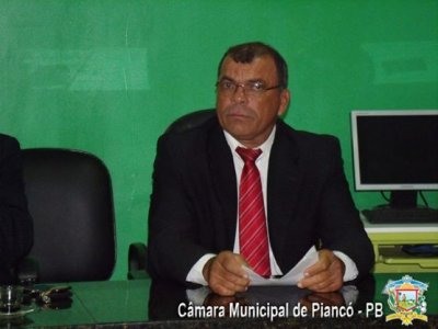 Pedro Aureliano da Silva Presidente da Câmara de Piancó PB