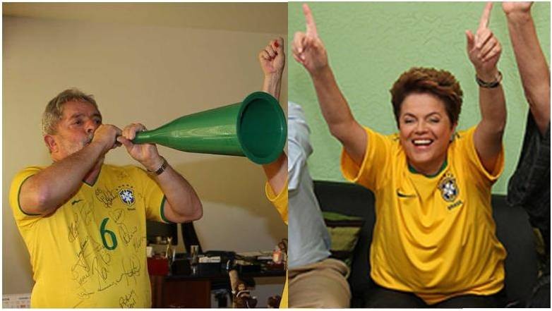 Lula e Dilma Copa