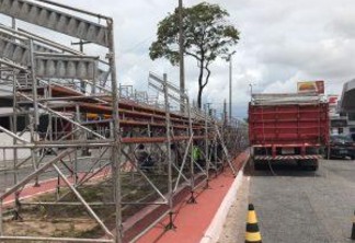 Carnaval Tradição: estrutura está sendo montada na Duarte da Silveira para receber público