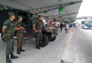 Exército faz a segurança em pontos de Campina Grande e a população relata maior sensação de segurança