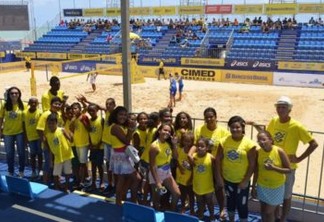 Estudantes da rede pública de Santa Rita prestigiam Circuito Brasileiro de vôlei de praia