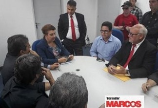 Vereador Marcos Henriques discute a reabertura da agência do BB no município de Taperoá