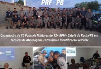 PRF ministra capacitação e treinamento para a Polícia Militar da Paraíba