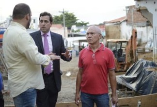 Gervásio visita Centro de Saúde e destaca ritmo acelerado das obras
