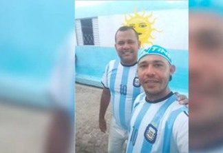 DESILUSÃO: Brasileiros pintam rua com cores azul e branca e torcerão pela Argentina