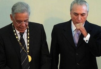 Temer e FHC mostram preocupação com cenário político do Brasil