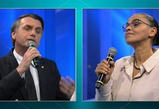 VEJA O VÍDEO: Marina deixa Bolsonaro constrangido durante debate, diz cientista político