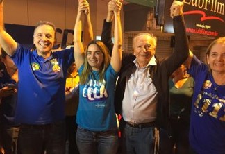 Aguinaldo comemora reeleição e a vitória expressiva de Daniella Ribeiro para o Senado e dos aliados Galego Souza e Paula Frassinetti para ALPB