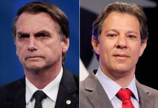CNT/MDA: Bolsonaro tem 56,8% e Haddad, 43,2% dos votos válidos