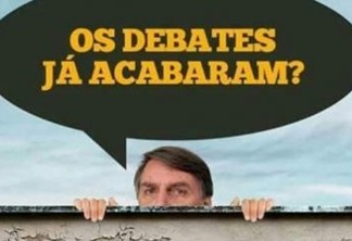 ELE NÃO DEBATE:  Bolsonaro nega aos eleitores uma das principais oportunidades proporcionadas pelo 2º turno - EDITORIAL DA FOLHA