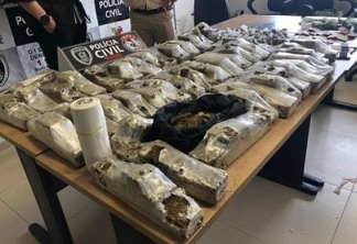 GALPÃO DE DROGAS NO BESSA: Homem é preso com 50 kg de drogas após tentar fugir de policiais em João Pessoa