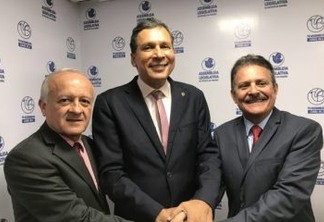Branco Mendes, Ricardo Barbosa e Tião Gomes lançam candidaturas para presidir a ALPB no 2º biênio