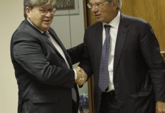 João Azevêdo se reúne com ministro Paulo Guedes e consegue acelerar empréstimo de US$ 50 milhões