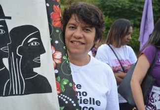 Estela participa de marcha de mulheres em Remígio e diz que execução de Marielle foi crime político
