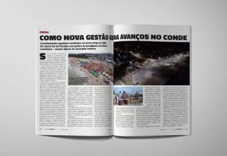 Avanços na gestão de Conde são destaque na edição de abril da Revista Nordeste