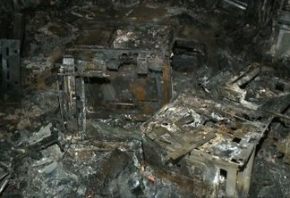 FOGO: Incêndio atinge galpão de resíduos de eletroeletrônicos, no Conde, PB