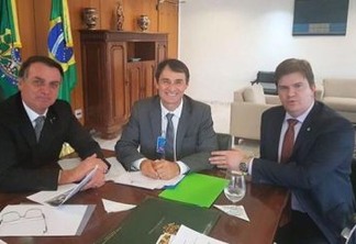 Romero Rodrigues é recebido por Jair Bolsonaro no Palácio do Planalto / Foto: Instagram