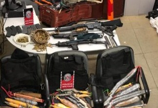 TERROR EM TEIXEIRA: Polícia apreende dinamites e armas de quadrilha que planejava atacar bancos