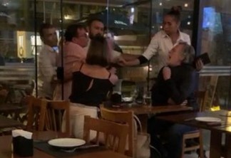 Ator da Globo protagoniza barraco com casal em restaurante - VEJA VÍDEO