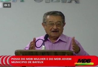 Em Bayeux, Zé Maranhão volta a mencionar Operação Calvário: 'Agora sei porque perdi a eleição'