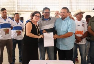 Ordem de Serviço para reforma do Ginásio Poliesportivo do Centro de Conde é assinada pela Prefeita Márcia Lucena